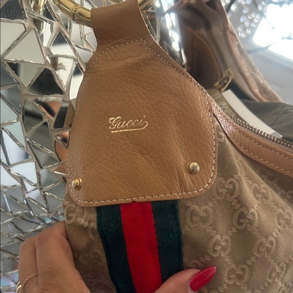 Gucci Vintage Y2K Tan and Brown Shoulder Bag - Picture 6 of 13